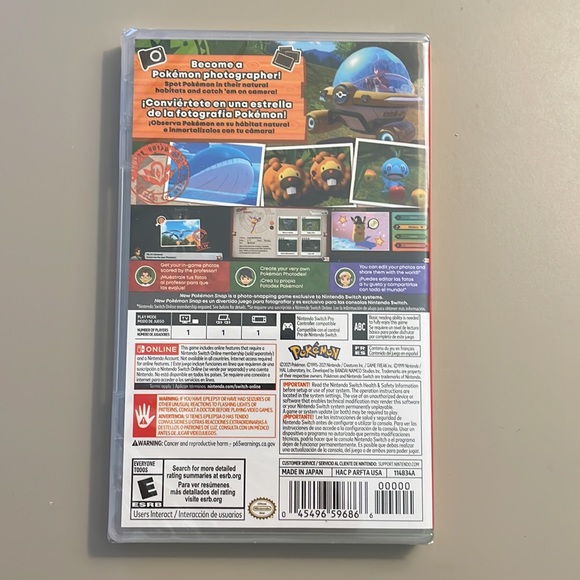 New sealed Pokémon Snap Nintendo Switch game - Picture 2 of 3